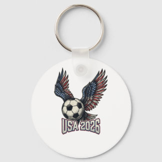 Llavero Camiseta Retro USA Soccer 2026 Eagle Wings