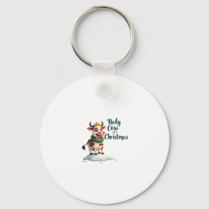 Llavero Camiseta Santa Vaca Es Navidad Xmas Vaca (3)
