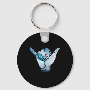 Llavero Camiseta Shaka Océano Surfing Ola Surfista Hawái H