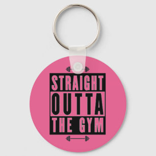 Llavero Camiseta straight outta the gym
