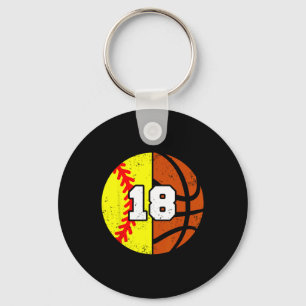 Llavero Camiseta Suave Boceto Número 18 Cumpleaños Diverti