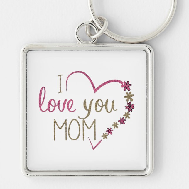 Llavero camiseta te quiero mamá (Frente)