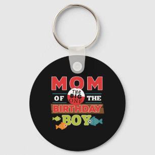 Llavero Camiseta Tema Pesca Big One Mamá Del Cumpleañero