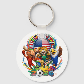 Llavero Camiseta temática para niños pequeños fifa 2026