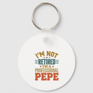 Llavero Camiseta Tipografía Vintage Jubilación Pepe Profes