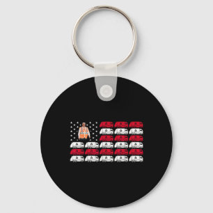 Llavero Camiseta Trabajador Camión Basura Presidente Trump