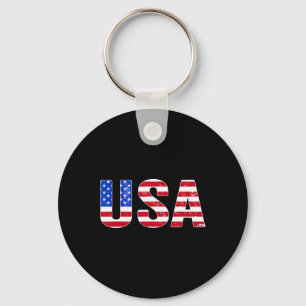 Llavero Camiseta Usa Bandera Americana Patriótica Hombres