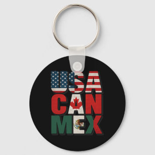 Llavero Camiseta Usa Can Mex Bandera Futbol Norteamérica F