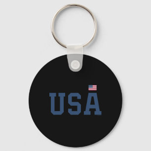Llavero Camiseta Usa Mujeres Hombres Niños Bandera America