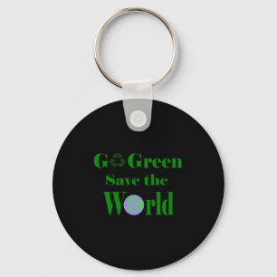 Llavero Camiseta Ve A Verde Salva El Mundo 