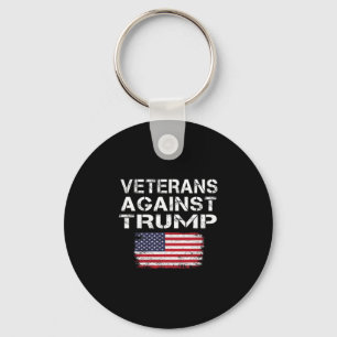 Llavero Camiseta Veteranos Contra Trump Veteranos Militare