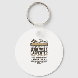 Llavero Camiseta Vintage Aprendiz Carpintero Jesús Madera