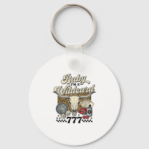 Llavero Camiseta Vintage de Casino Western Baby soy un Com