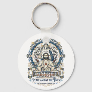Llavero Camiseta vintage de escatología profética de Jesús