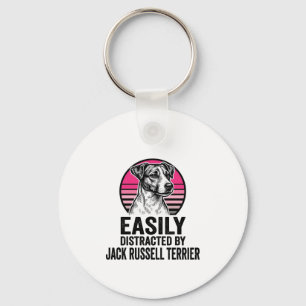 Llavero Camiseta Vintage de Jack Russell Terrier Fácilment