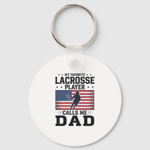 Llavero Camiseta Vintage de Lacrosse Padre Divertida Bande
