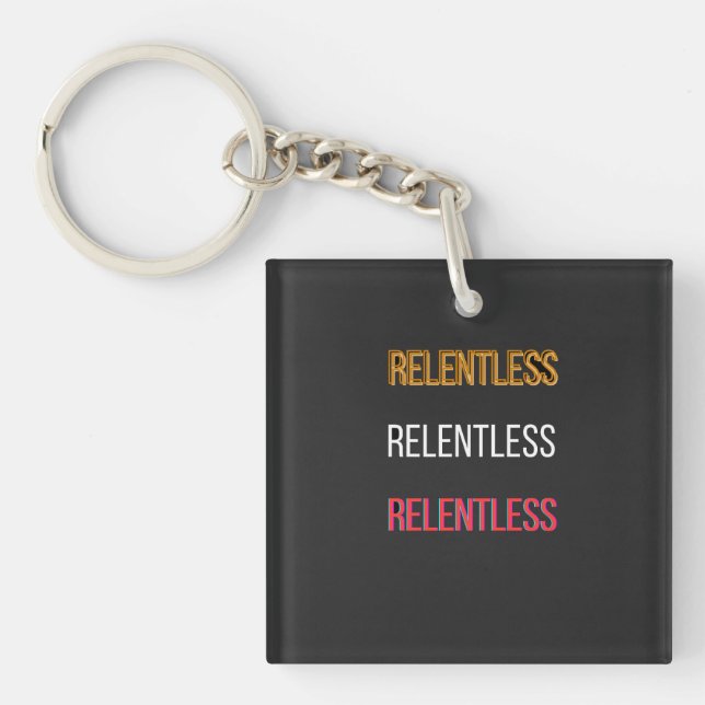 Llavero CamisetaRelentless (Frente)
