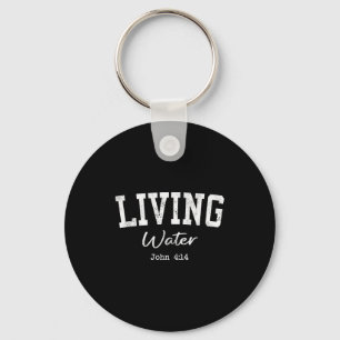 Llavero Camisetas Cristianas para Mujeres Agua Viva Biblia