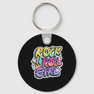 Llavero Camisetas De Banda Para Niños Rock N Rollo Chica R