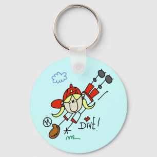 Llavero Camisetas de béisbol de niñas y regalos
