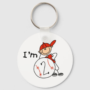 Llavero Camisetas de béisbol para niños de 2 años y regalo