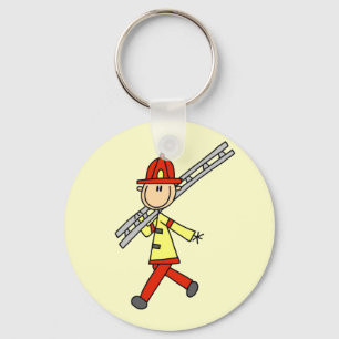 Llavero Camisetas de Bombero con Escalera y Regalos