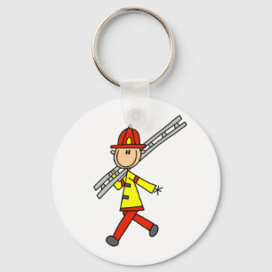 Llavero Camisetas de Bombero con Escalera y Regalos