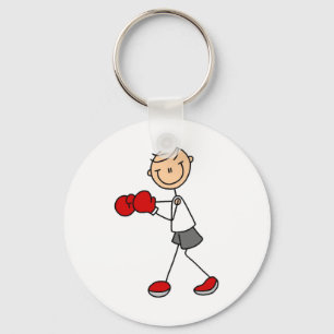 Llavero Camisetas de boxeo de figuras de palitos y regalos