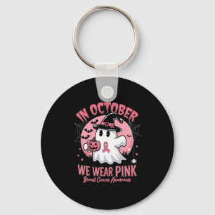 Llavero Camisetas de cáncer de mama Mujeres Halloween Octu