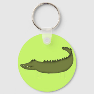 Llavero Camisetas de Cocodrilo con Figura de Palito y Rega