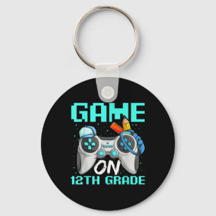 Llavero Camisetas de duodécimo grado Game On, parte traser