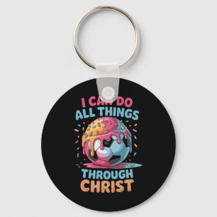 Llavero Camisetas de fútbol cristianas para niños y jóvene