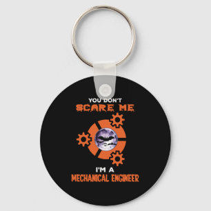Llavero Camisetas de Halloween para Ingeniero Mecánico-Hom