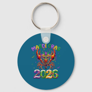 Llavero Camisetas de mardi gras de cangrejos de río 2026 n
