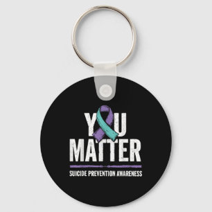 Llavero Camisetas de Prevención de Suicidios Conciencia de