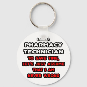 Llavero Camisetas de un ingenioso técnico de farmacia