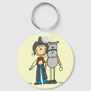 Llavero Camisetas de Vaquera con Caballo de Figura de Pali