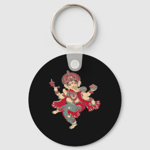 Llavero Camisetas de Yoga Espirituales Dios Hindú Ganesha