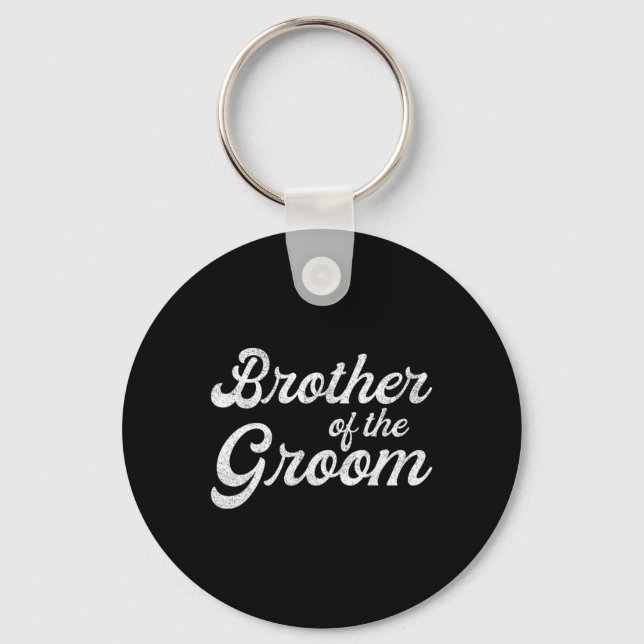 Llavero Camisetas del Hermano del Novio para Hombres Niño1 (Anverso)