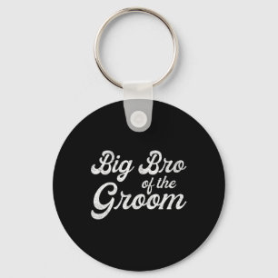 Llavero Camisetas del hermano mayor del novio para hombres