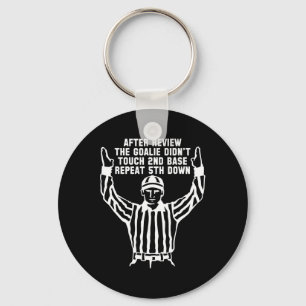 Llavero Camisetas Divertidas de Árbitro de Fútbol para Hom