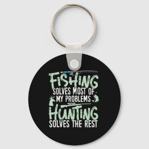 Llavero Camisetas Divertidas de Pesca y Caza La Pesca Resu