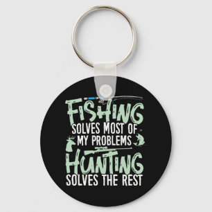 Llavero Camisetas Divertidas de Pesca y Caza La Pesca Resu