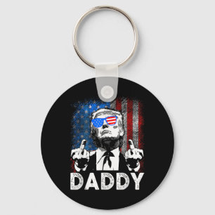 Llavero Camisetas Divertidas de Trump Daddy's Home Para Ho