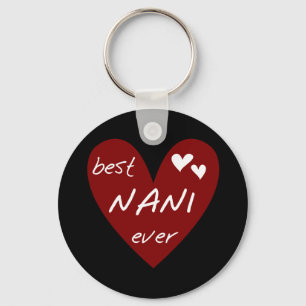 Llavero Camisetas e GIfts del mejor corazón rojo Nani
