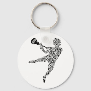 Llavero Camisetas Lacrosse Icono Lacrosse Jugador Camisa U