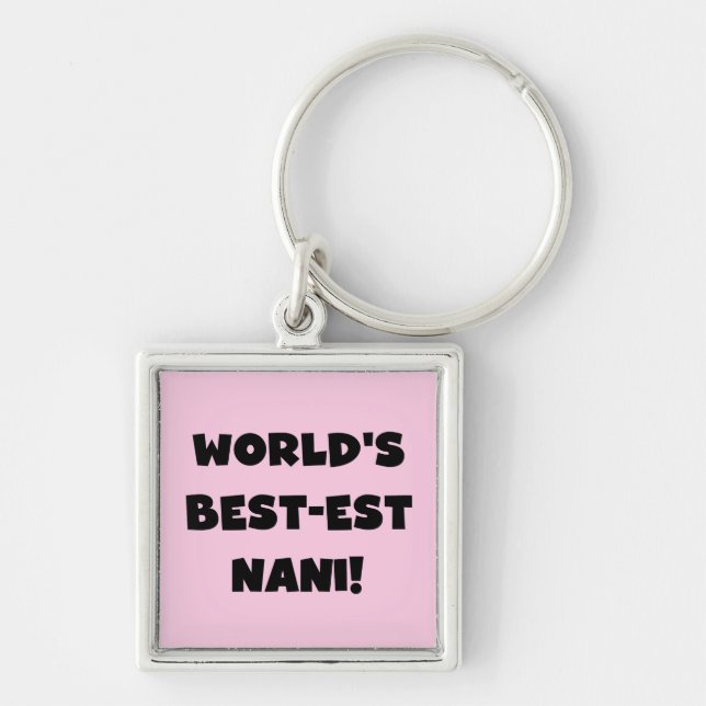 Llavero Camisetas y regalo de Black Text World para los Na (Frente)