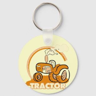 Llavero Camisetas y regalos anaranjados del tractor