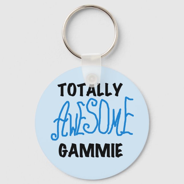 Llavero Camisetas y regalos azules totalmente (Anverso)