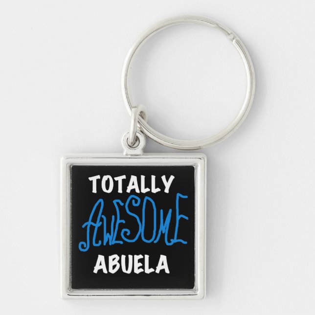 Llavero Camisetas y regalos azules totalmente (Frente)